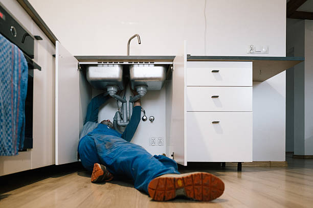 Professional Drain Cleaning technician working in Angwin, CA